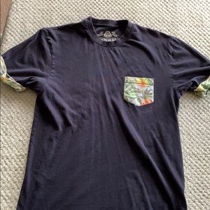 American rag floral sleeves and pocket